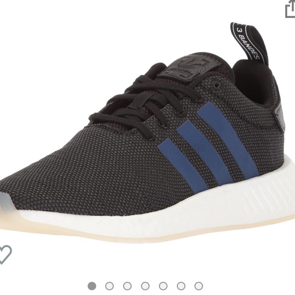 Adidas NMD Black and Blue Sneakers